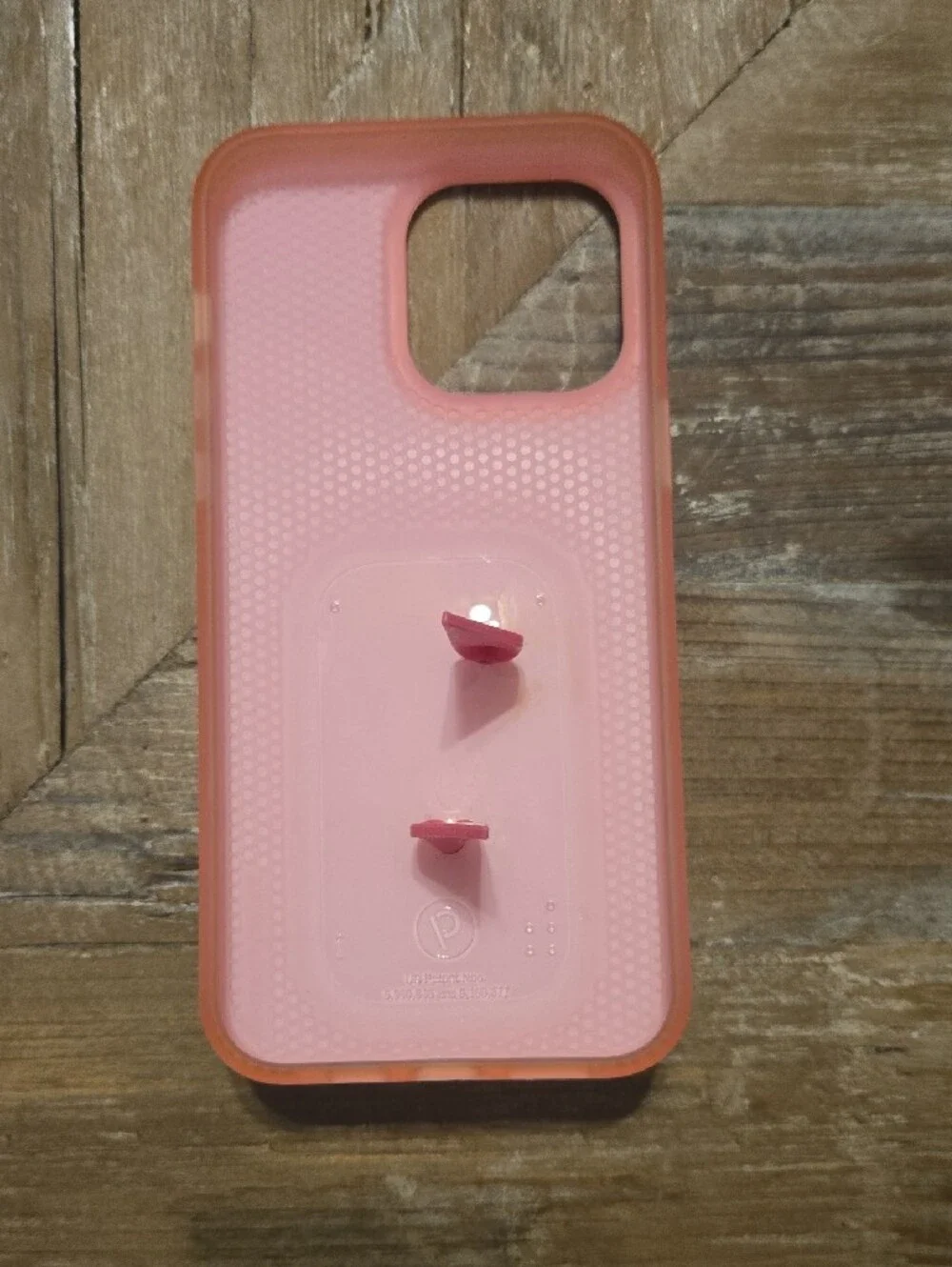 Loopy Case Pink Bow Pattern Phone Case with Pink Grip